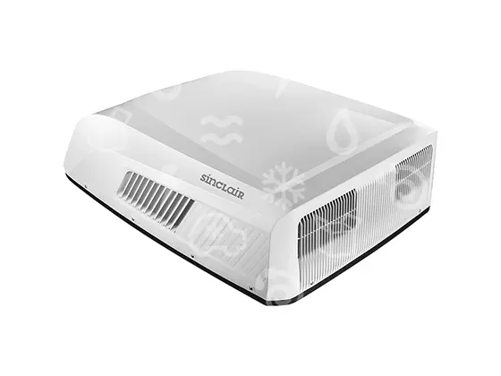 klimatizace střešní SINCLAIR 3,4 kW, R32, karavany a obytné vozy, venkovní